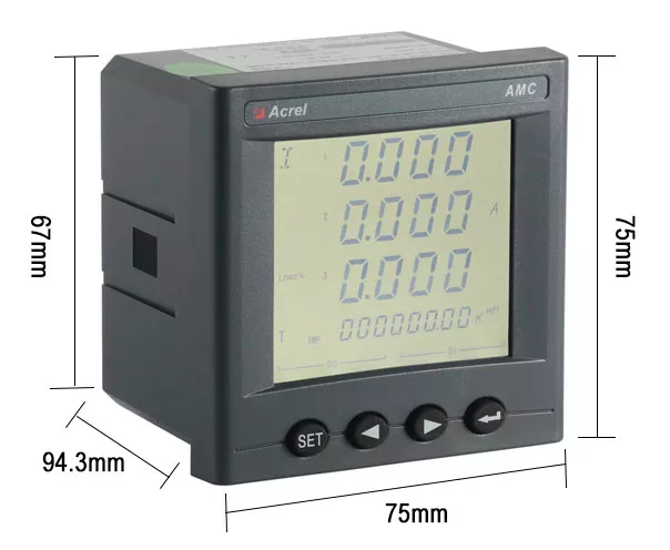 AMC72L-E4/KC 다기능 AC 전력계